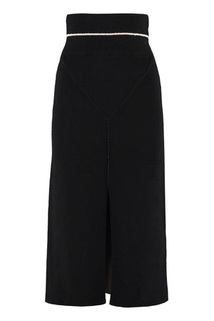 2 Moncler 1952 - Knitted midi skirt-0